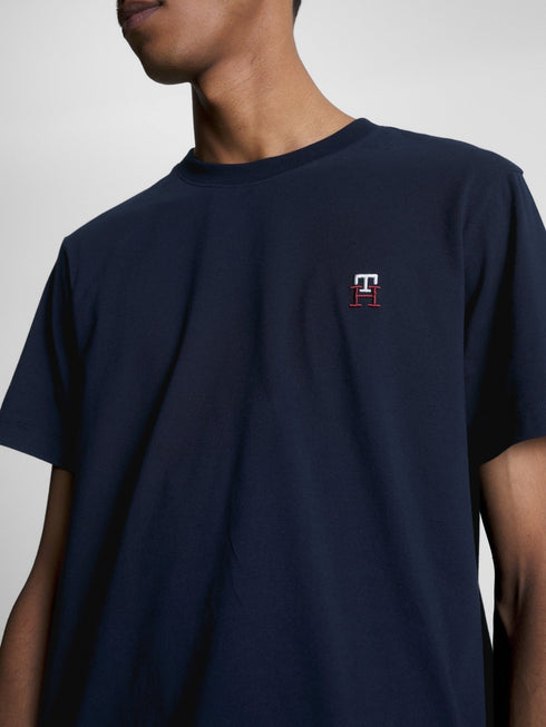 T-shirt Uomo in tinta unita Nero Tommy Hilfiger- Francavilla Moda